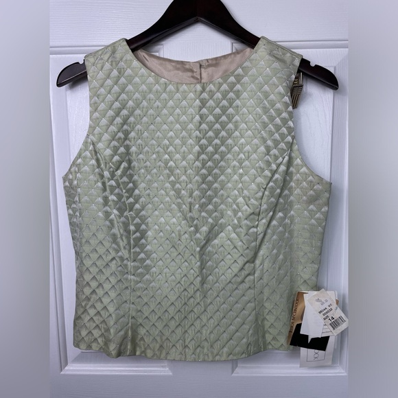 Scott McClintock Tops - VTG NWT $88 Scott McClintock 14 Large Millennium 2000 Diamond pattern Top Shirt